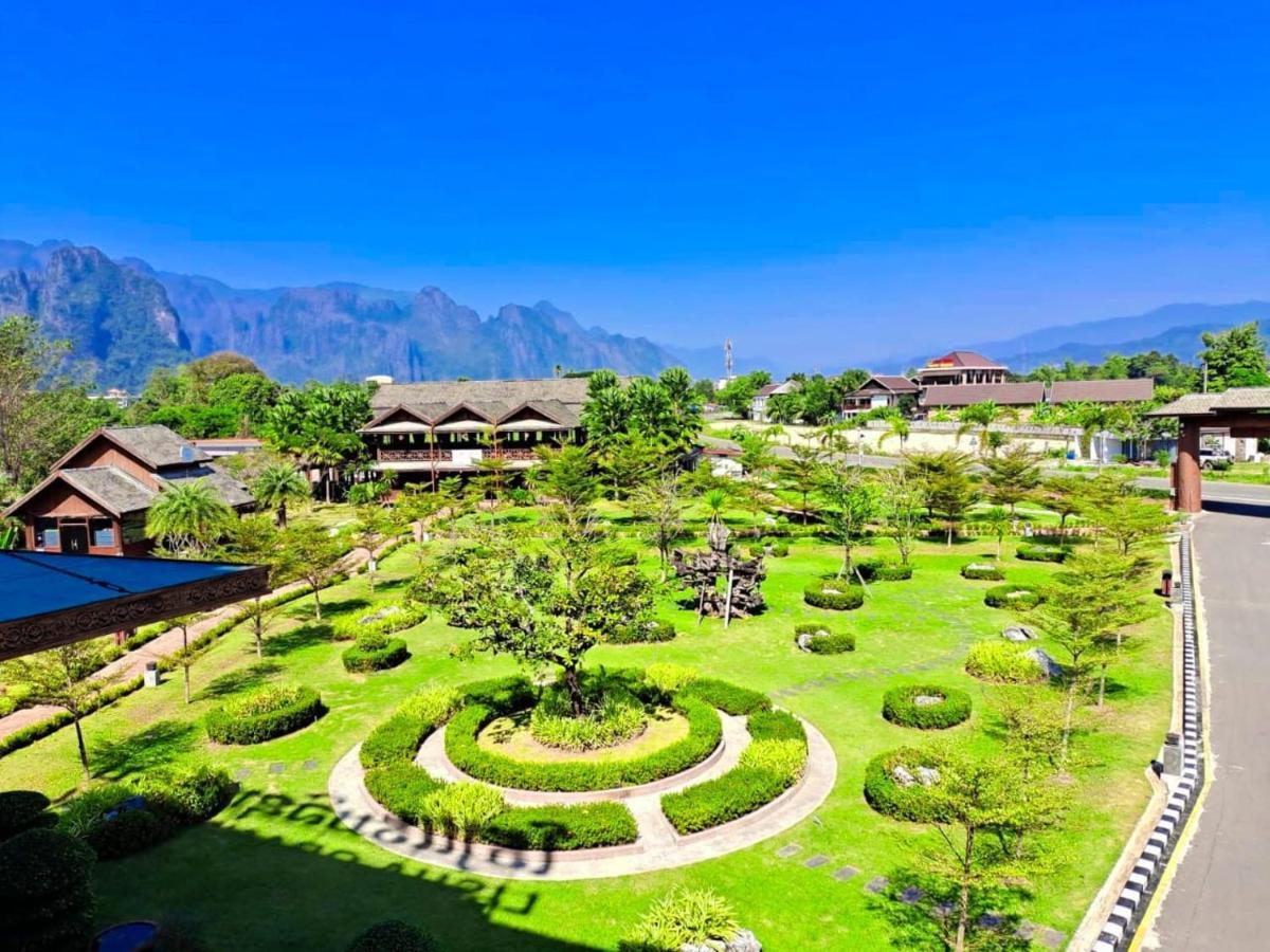 Lisha GrandHotel VangVieng Vang Vieng Exterior foto