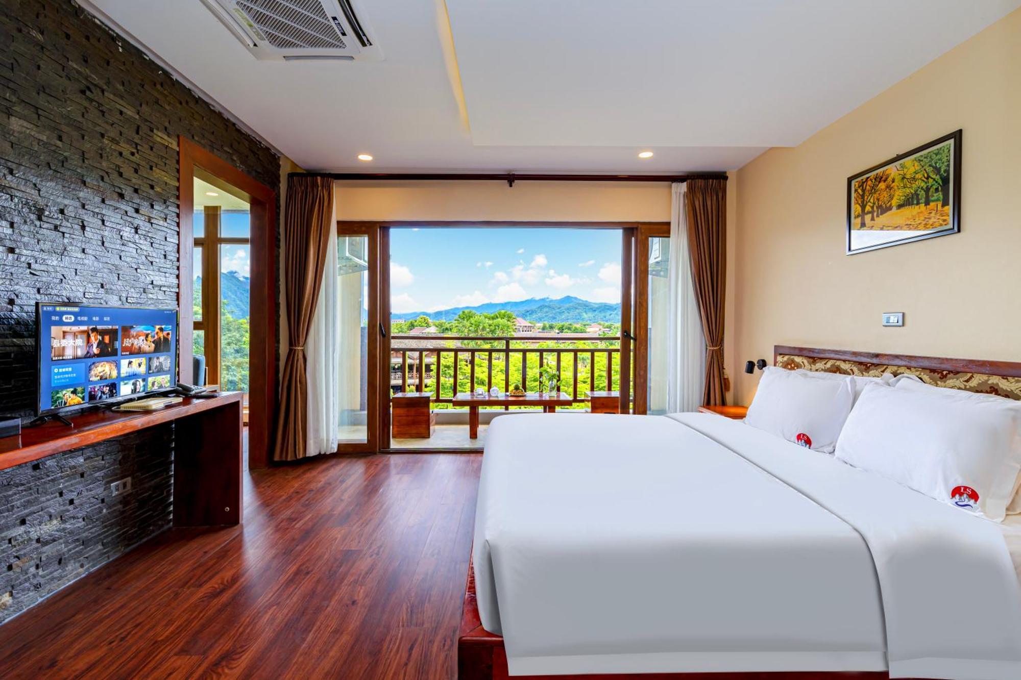 Lisha GrandHotel VangVieng Vang Vieng Exterior foto