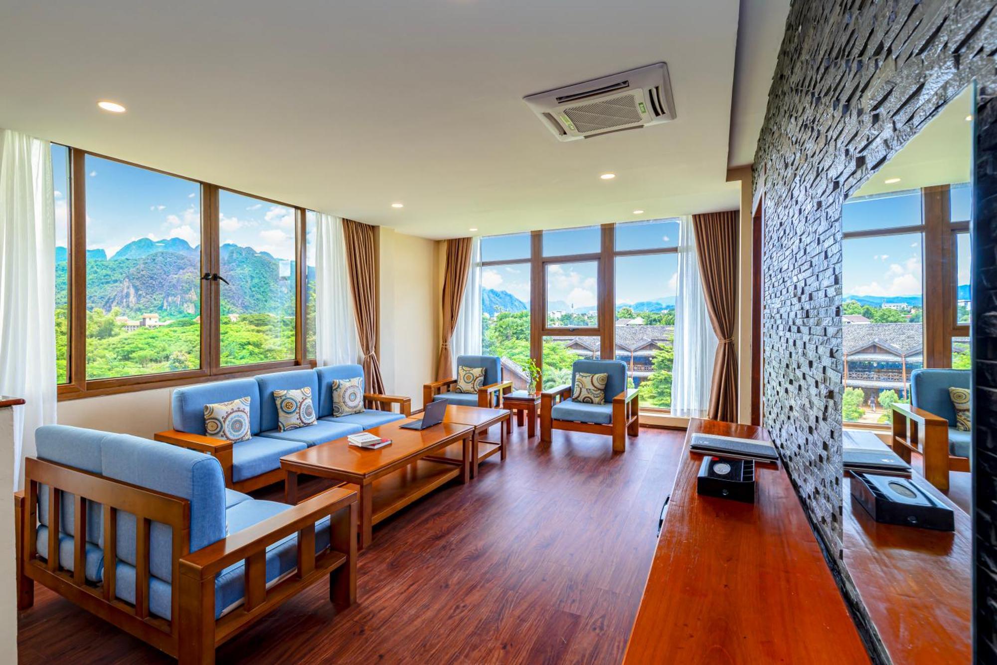 Lisha GrandHotel VangVieng Vang Vieng Exterior foto